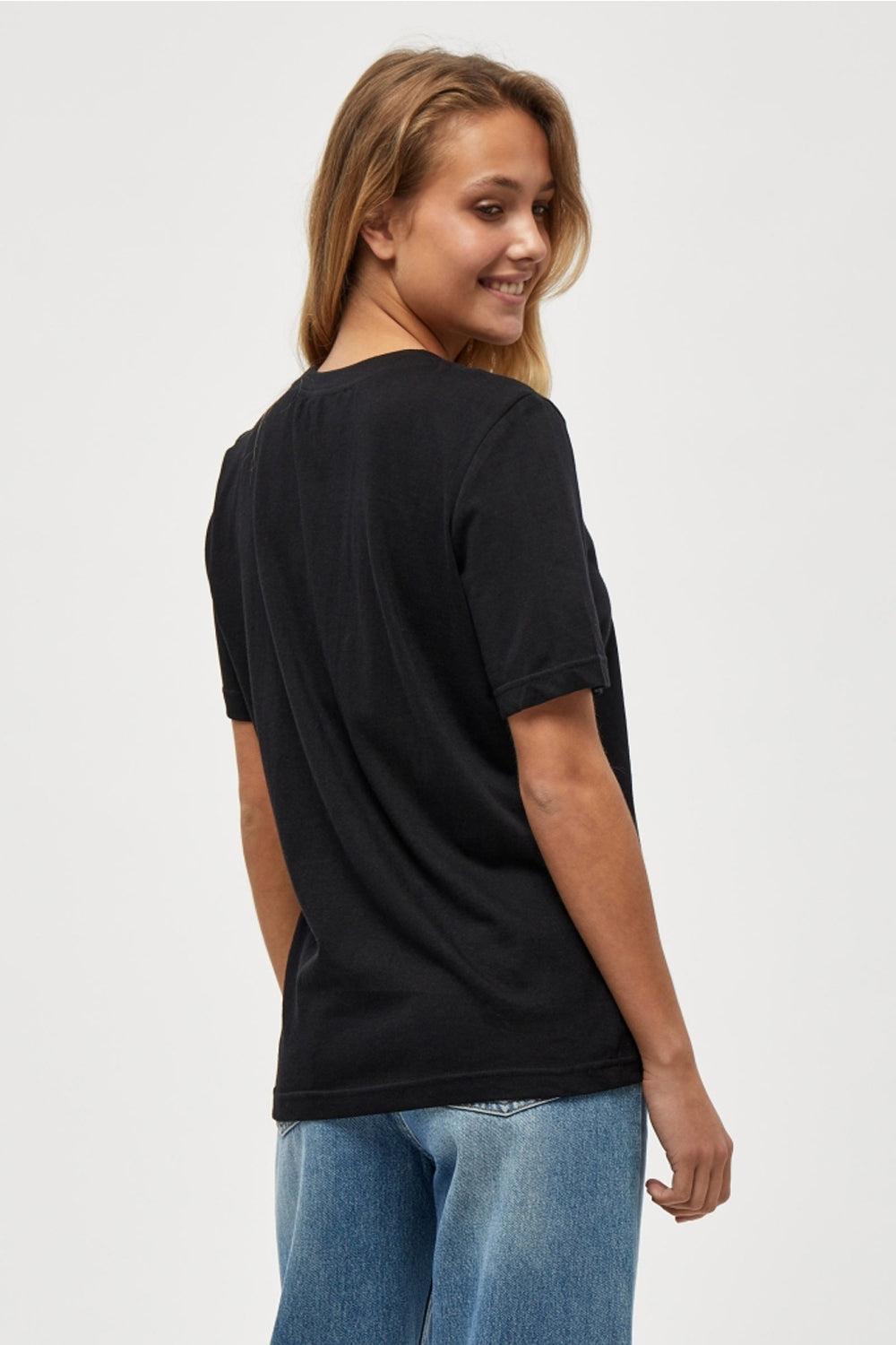 Cathy GOTS Tee Black