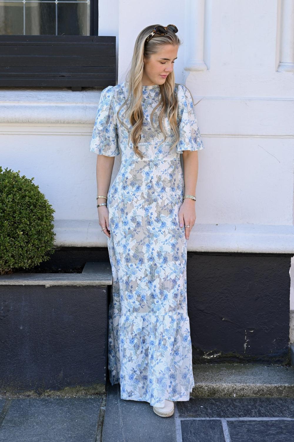 Celina maxi dress blue whisper