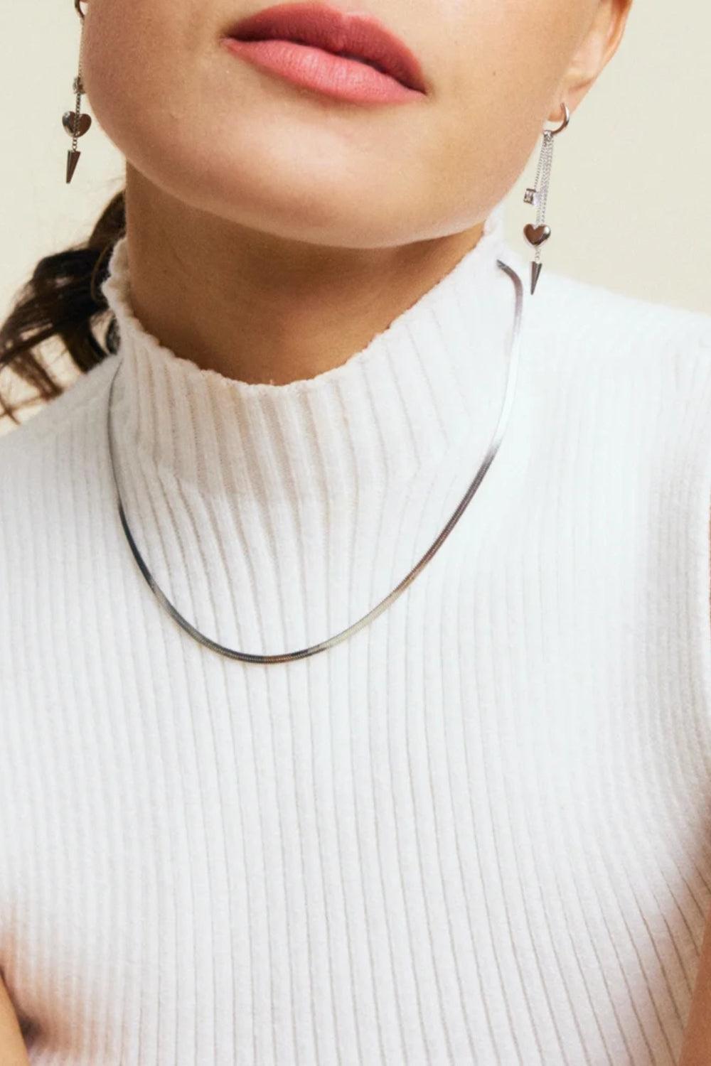 Chain Herringbone 45cm Steel