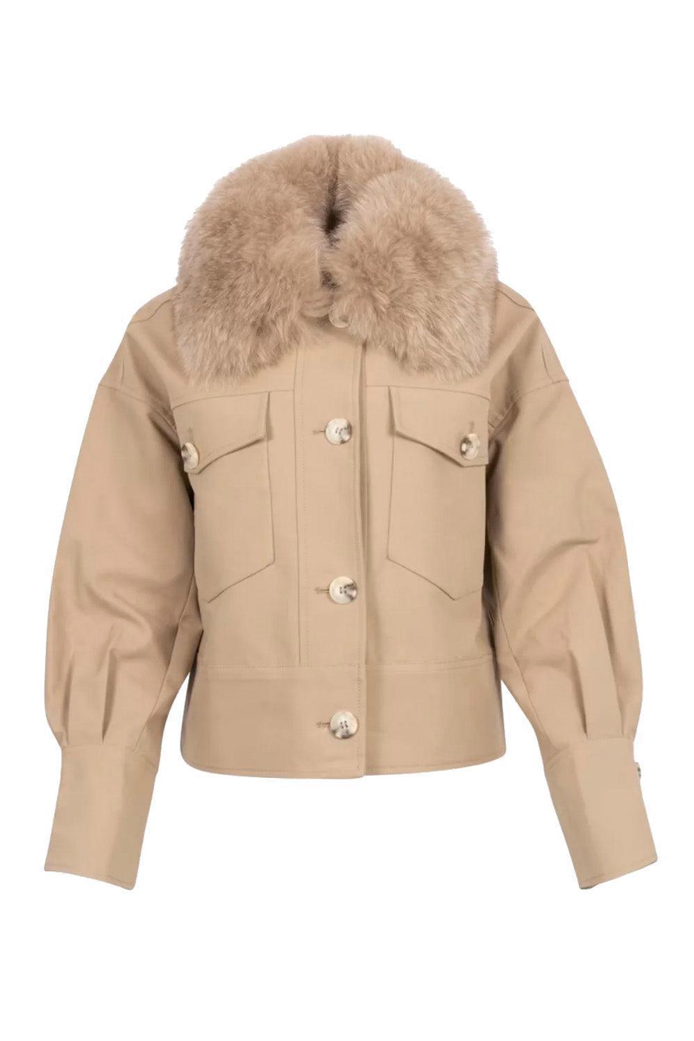 Charlie Jacket Canvas Beige