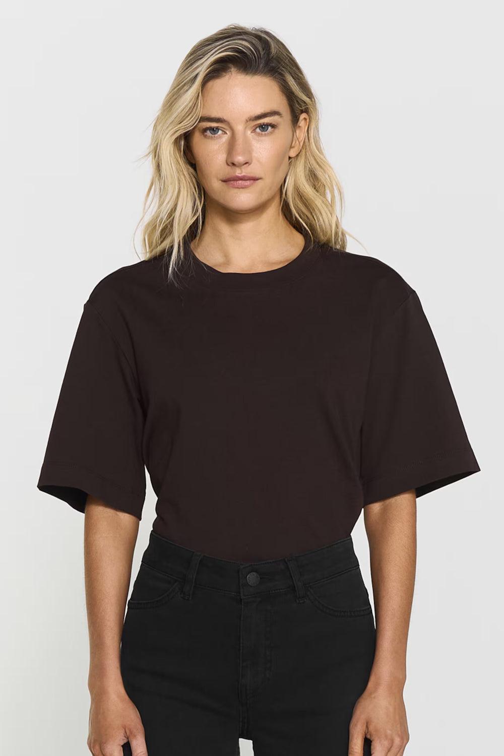 Chelsey Tee Mocha Brown