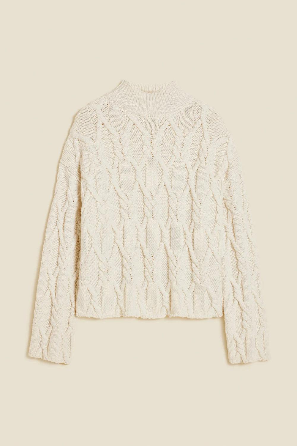 Chunky Cable Turtleneck