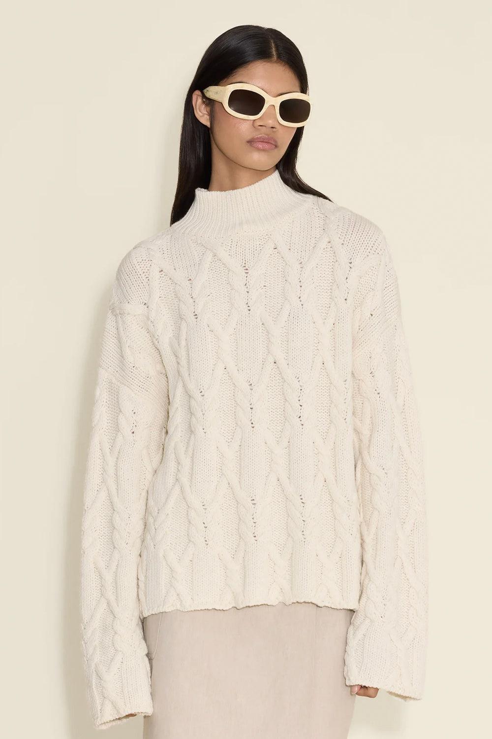 Chunky Cable Turtleneck