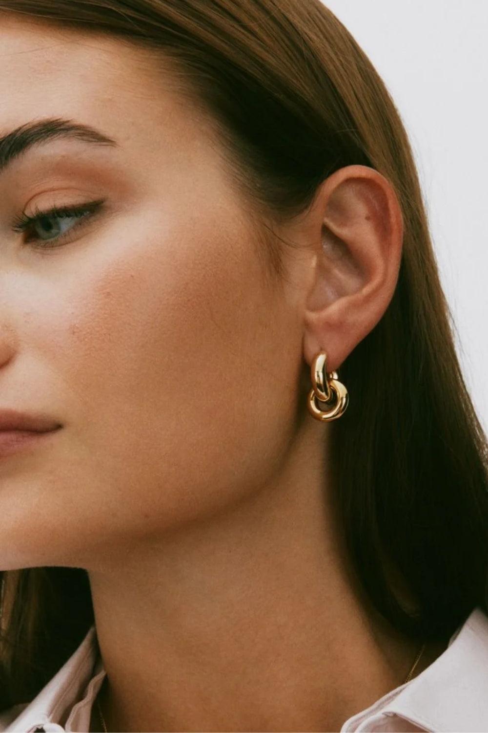 Chunky Eternal Earrings Gold