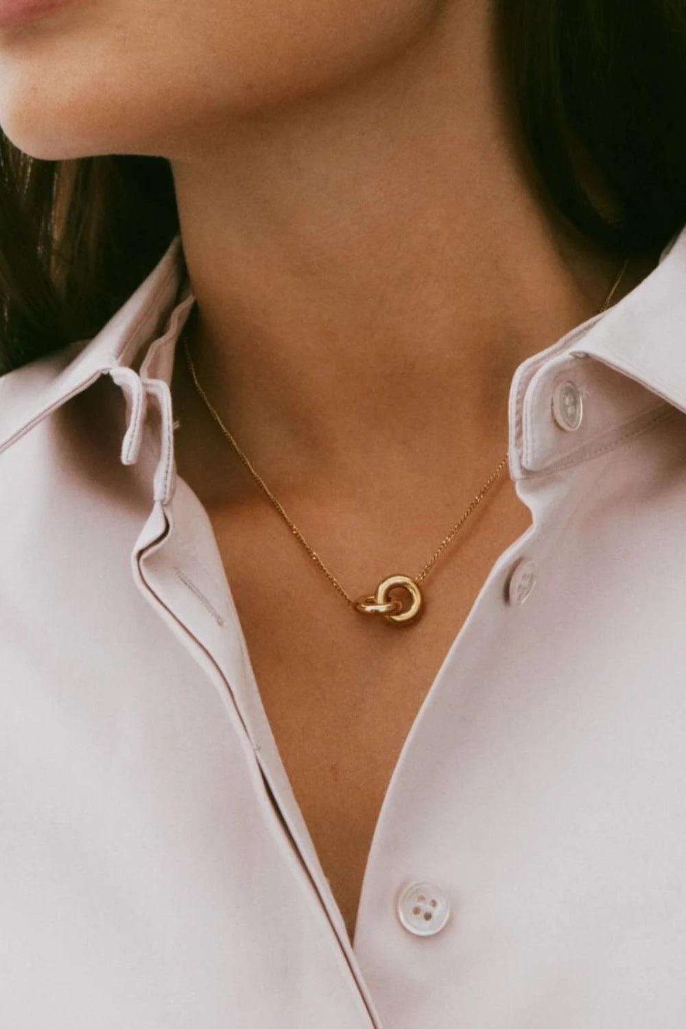 Chunky Eternal Necklace Gold