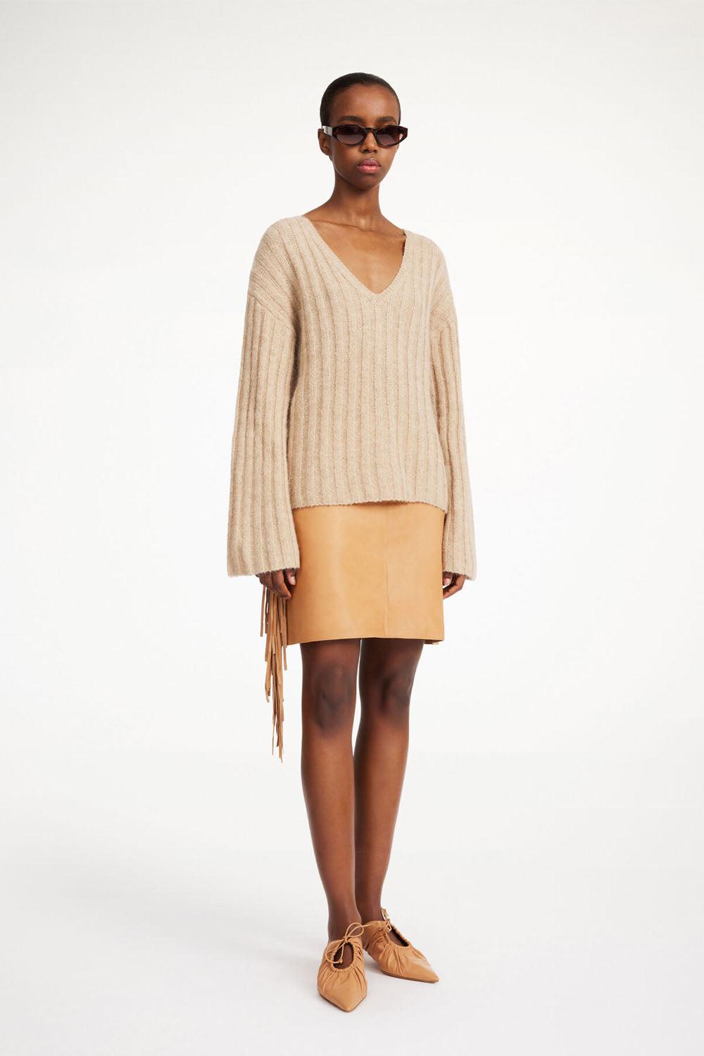 Cimone ribbed Sweater Beige