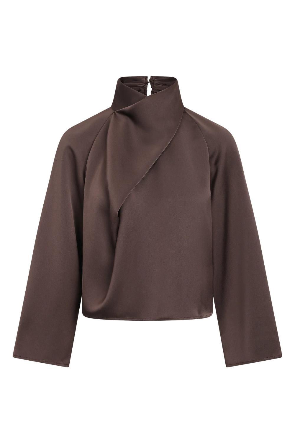 Cira Blouse Black Coffee