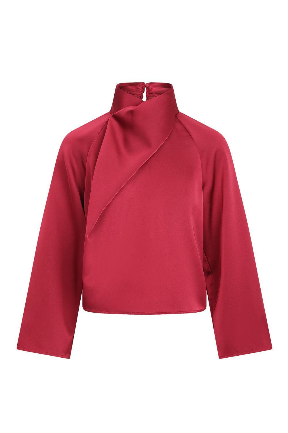 Cira Blouse Burgundy