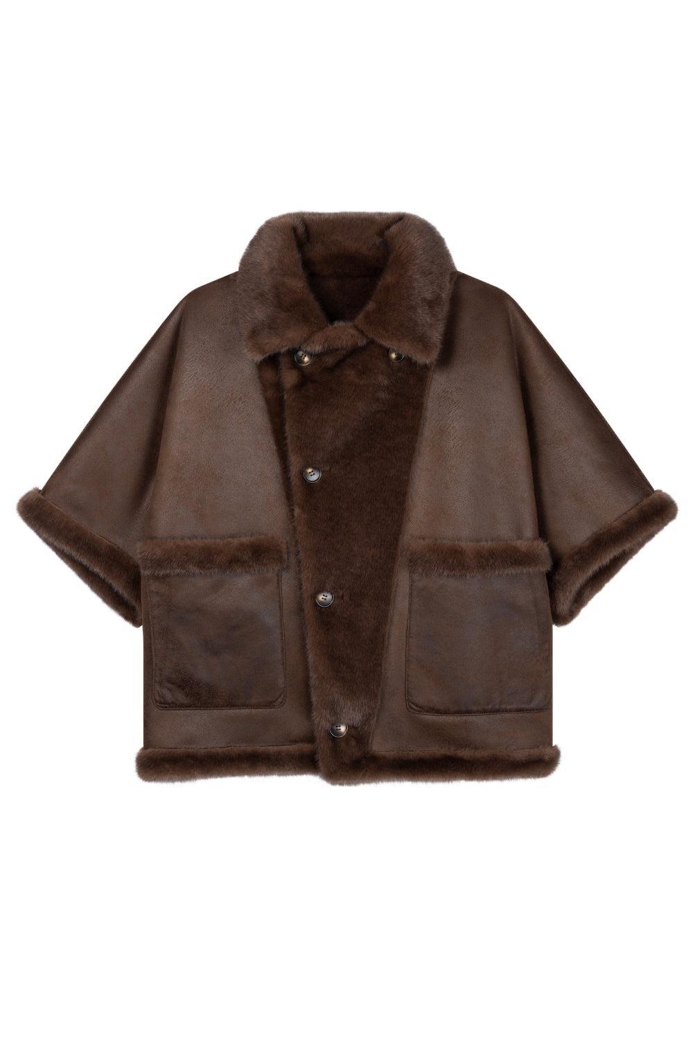 Clara Faux Mink Chocolate