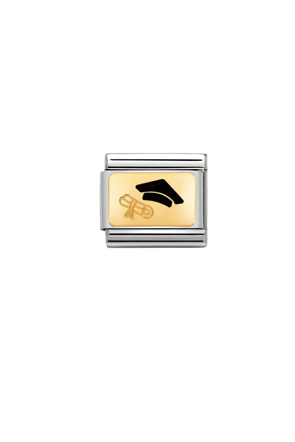 Classic Plates 18k Gold & Enamel Diploma