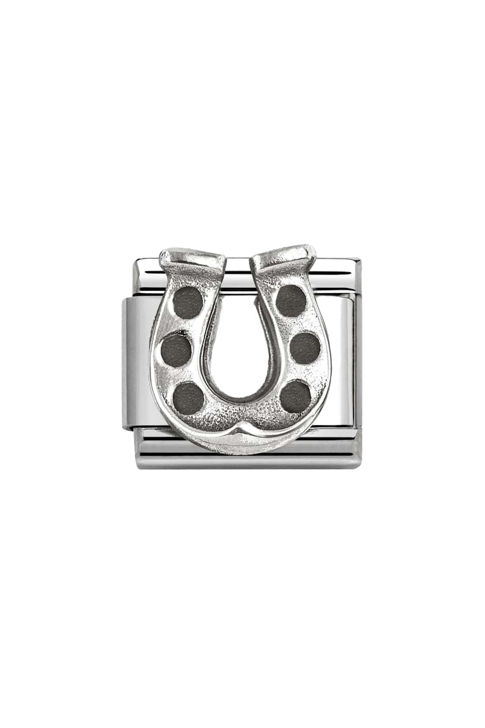 Classic Symbols Oxidized 925 Sterling Silver Horseshoe 1