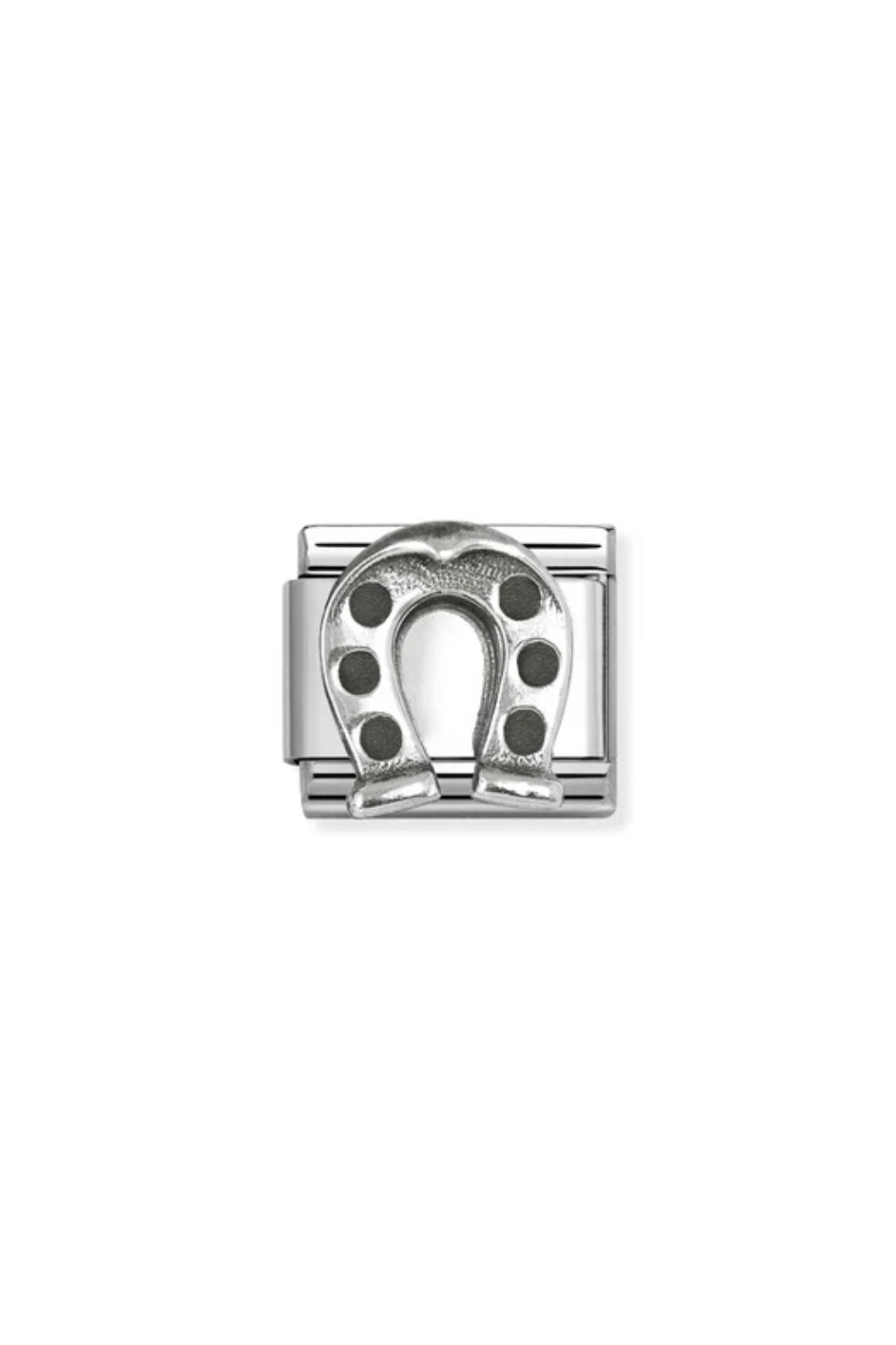 Classic Symbols Oxidized 925 Sterling Silver Horseshoe 2