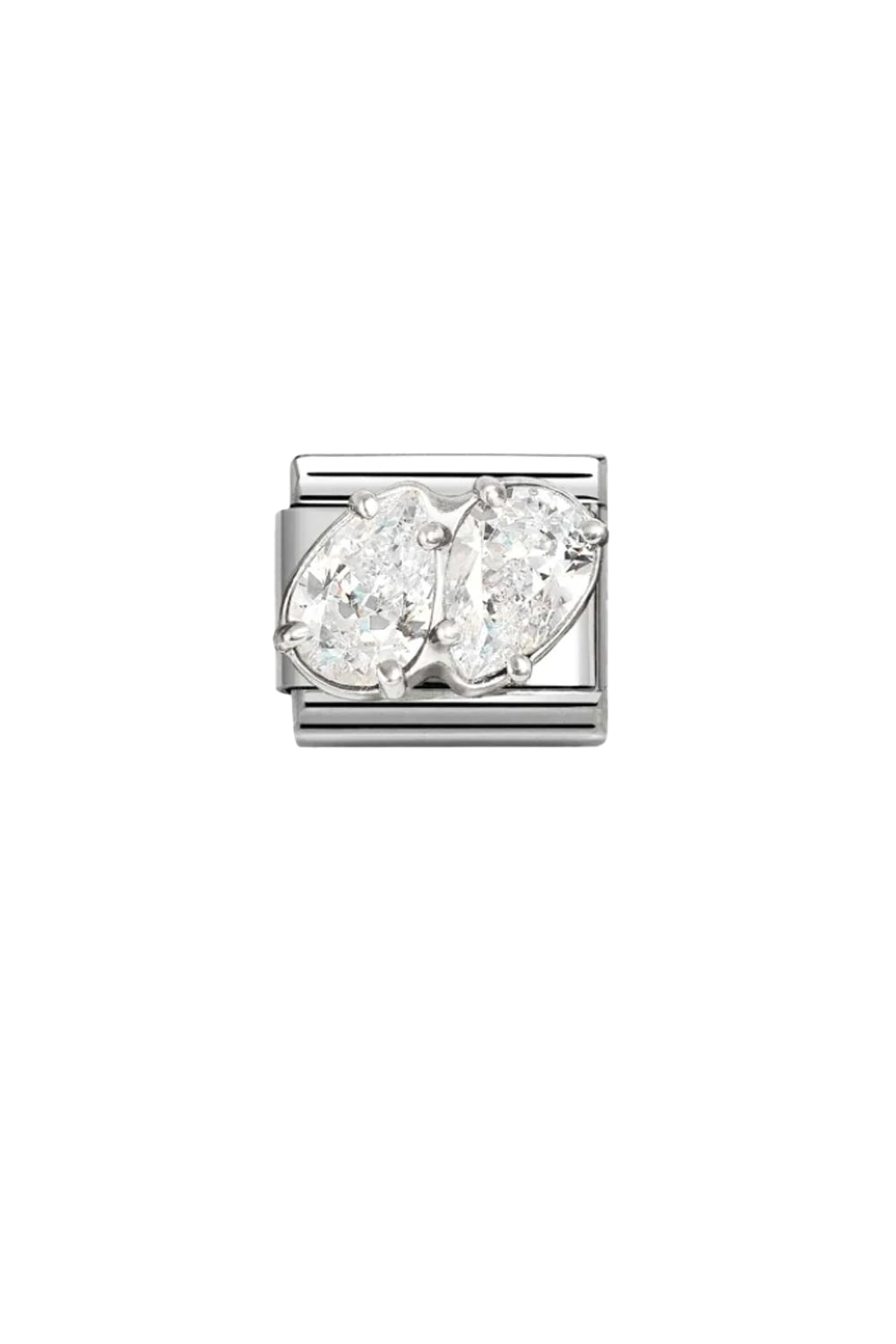 Classic cz & 925 Sterling Silver White Drop