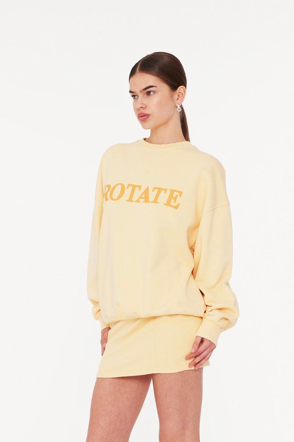 Classic sweat Logo Crew neck Golden Haze