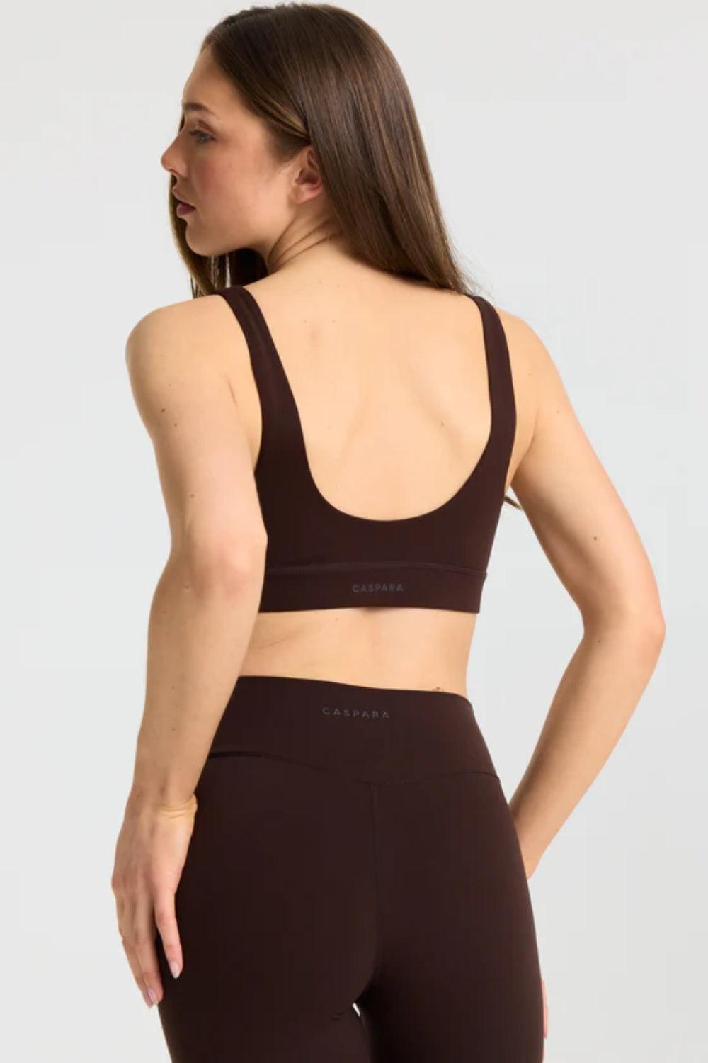 Cloudform V-shape Sports Bra Espresso