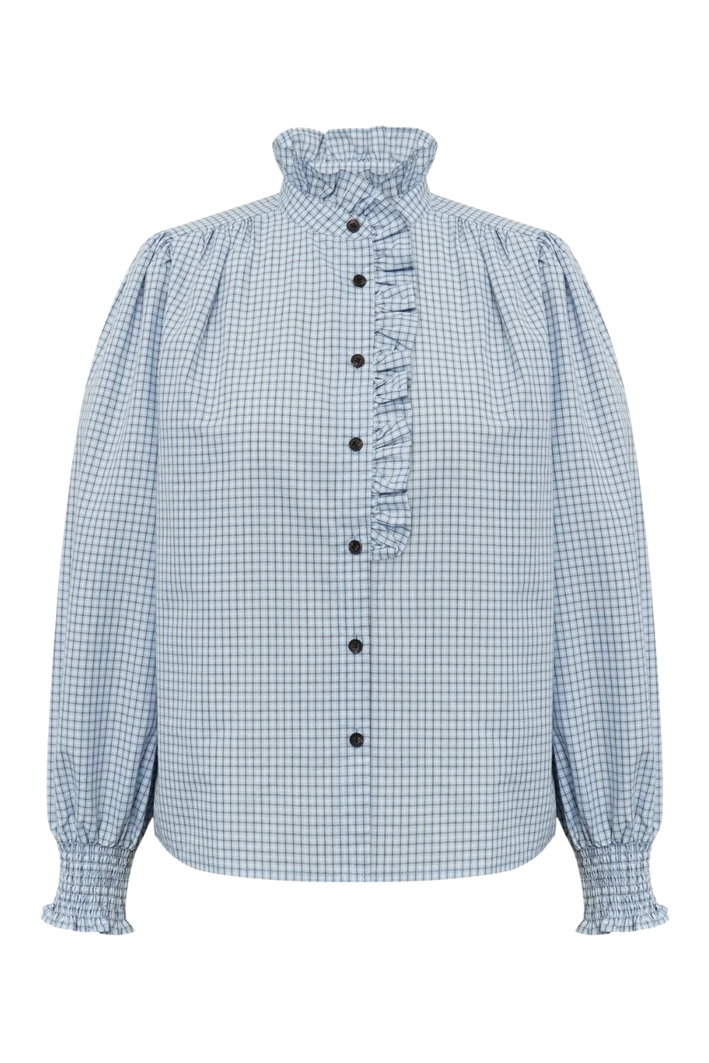 Clova Check Shirt Light Blue