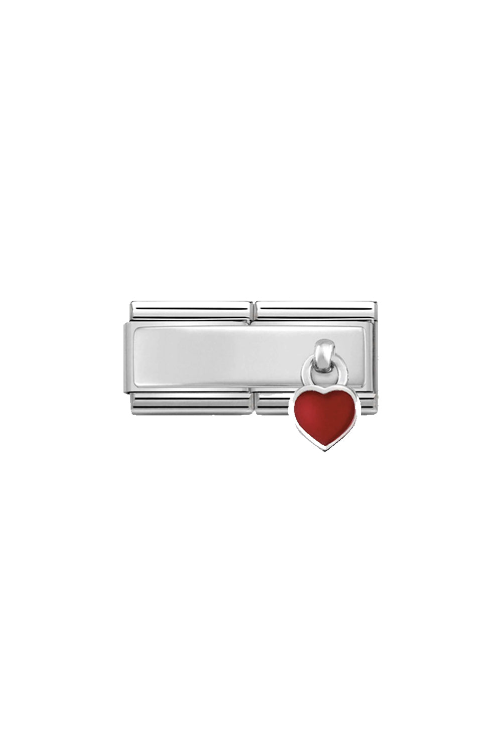 Composable Classic Double Link Heart Red
