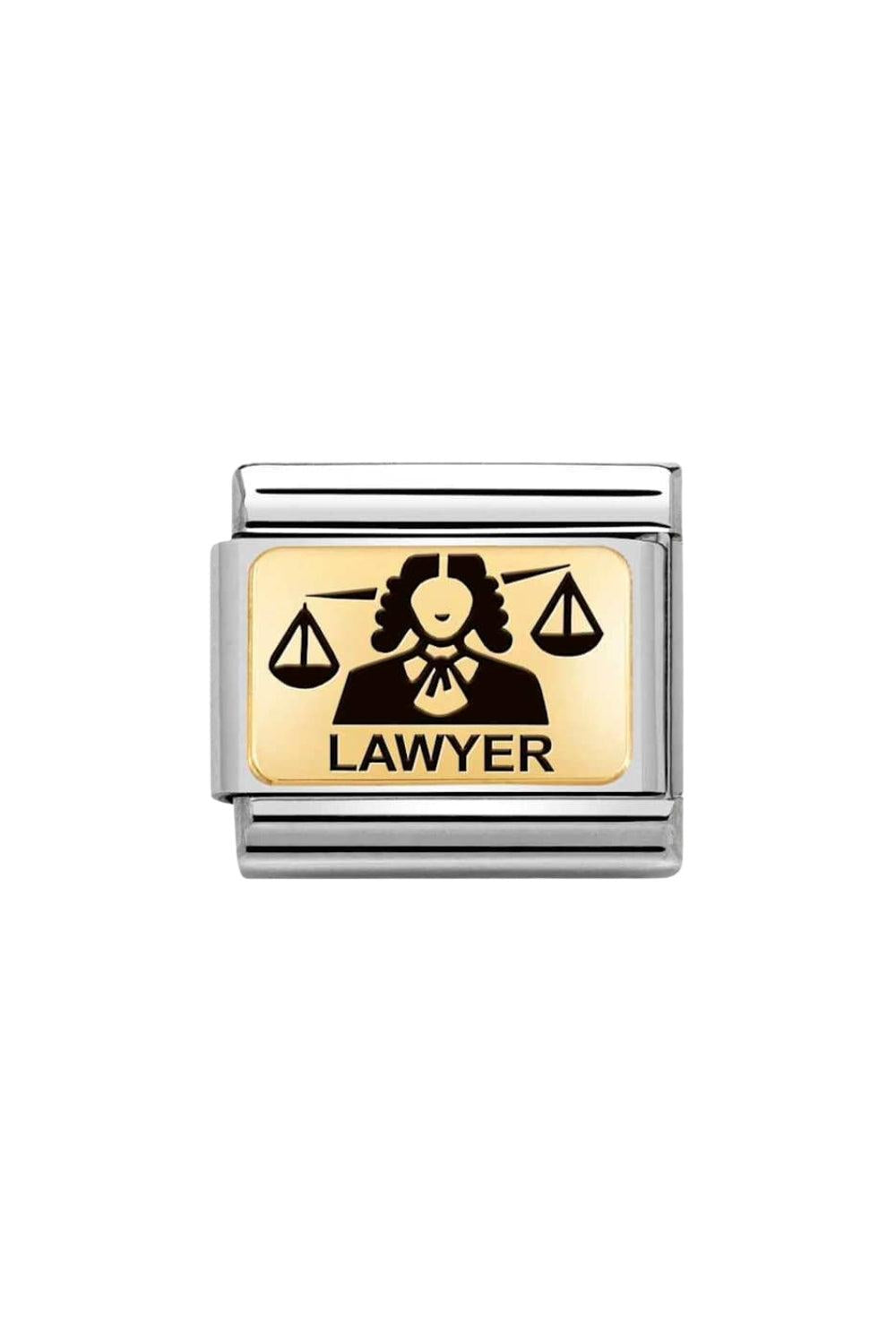 Composable classic plates 18k gold Lawyer