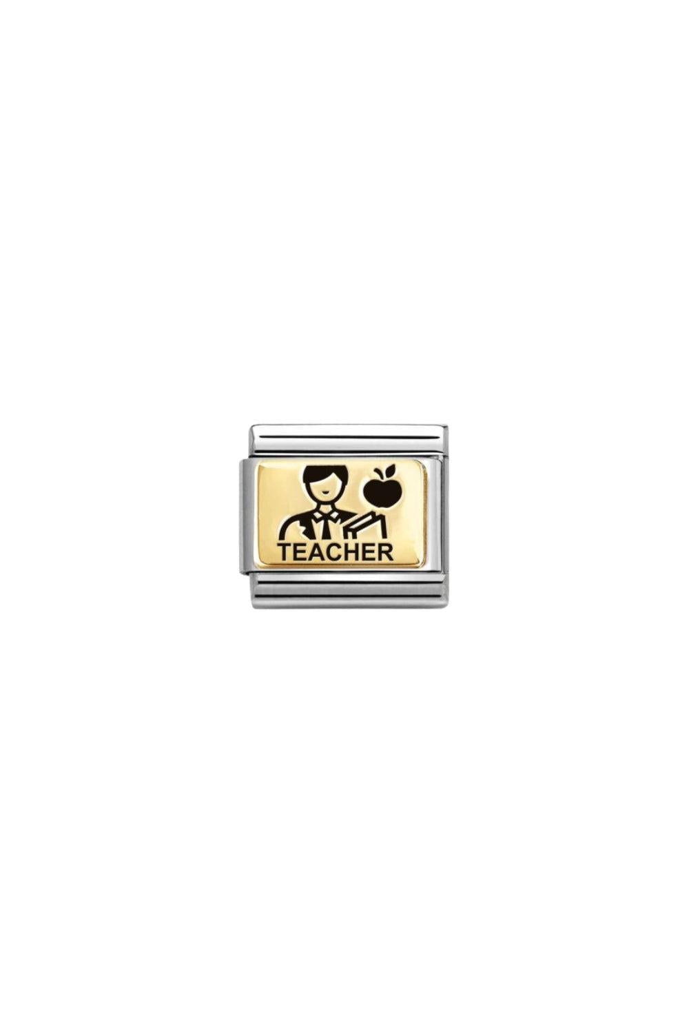 Composable classic plates 18k gold Teacher