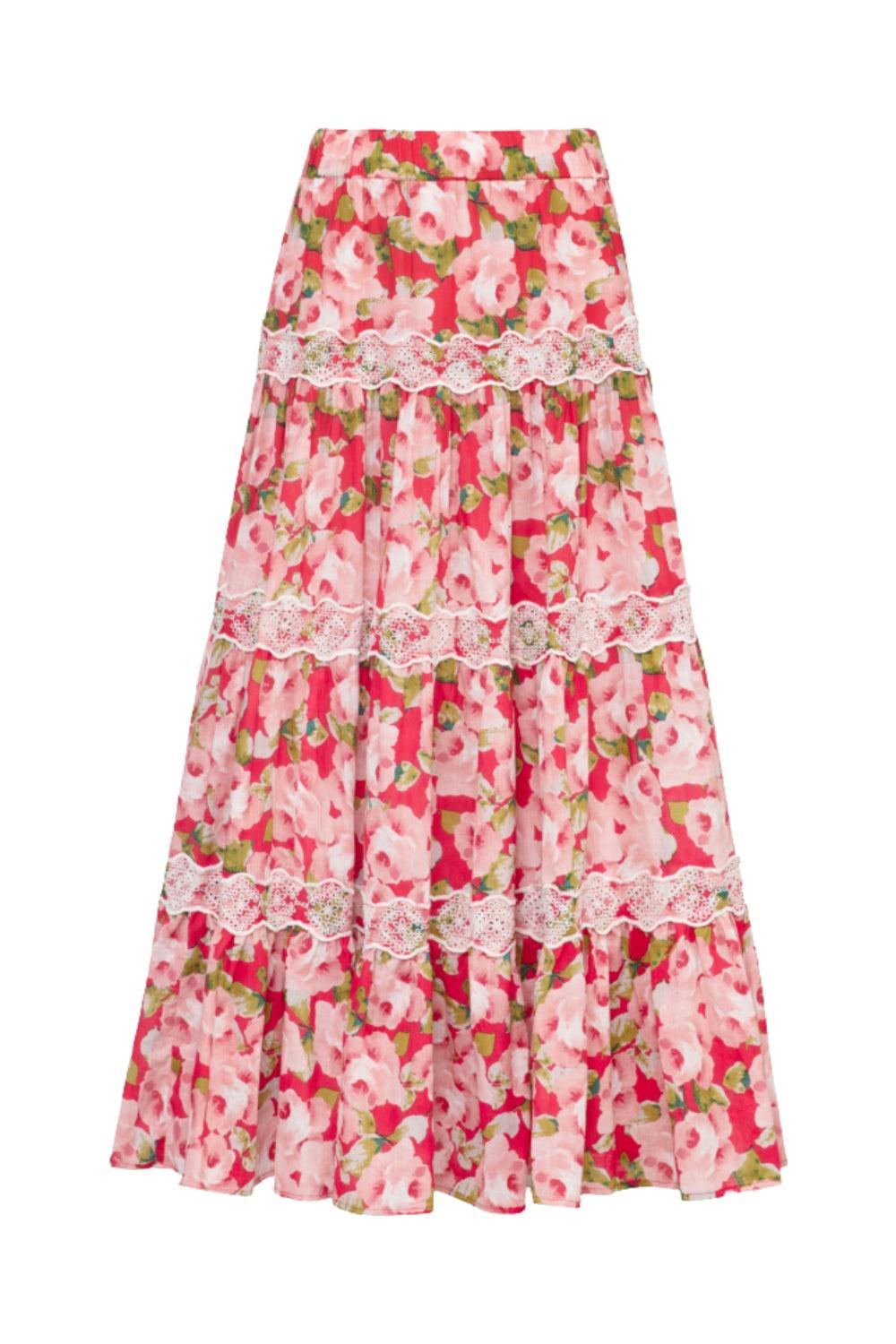 Cotton Slub Skirt Romance