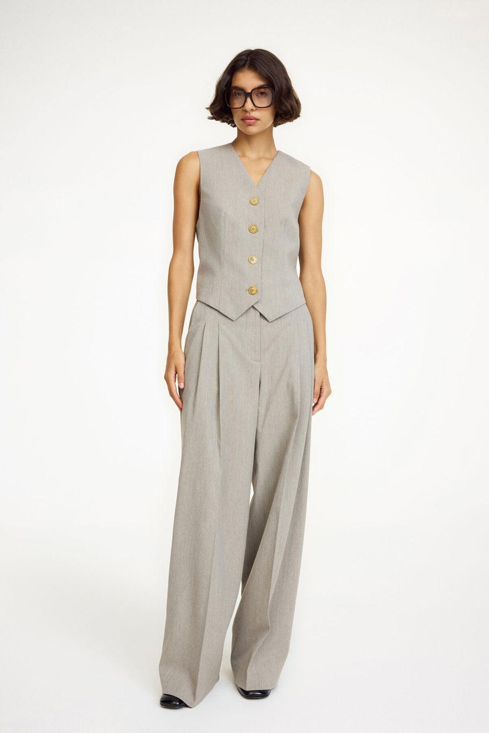 Cymbaria high-waisted trousers