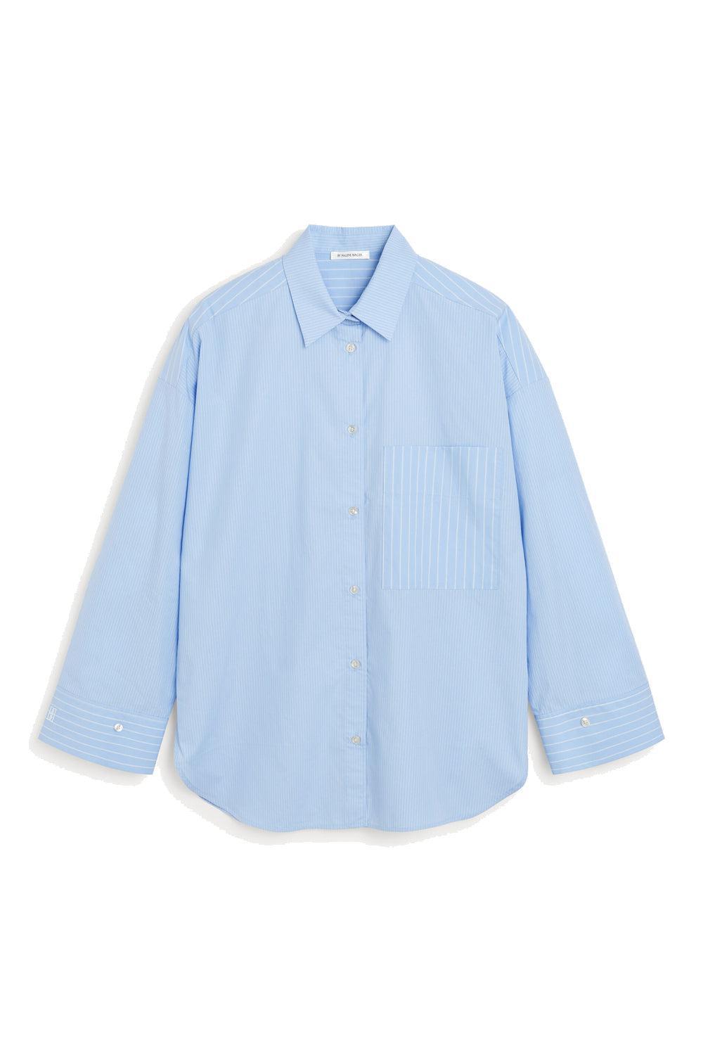 Derris Organic Cotton Shirt Blue Iris