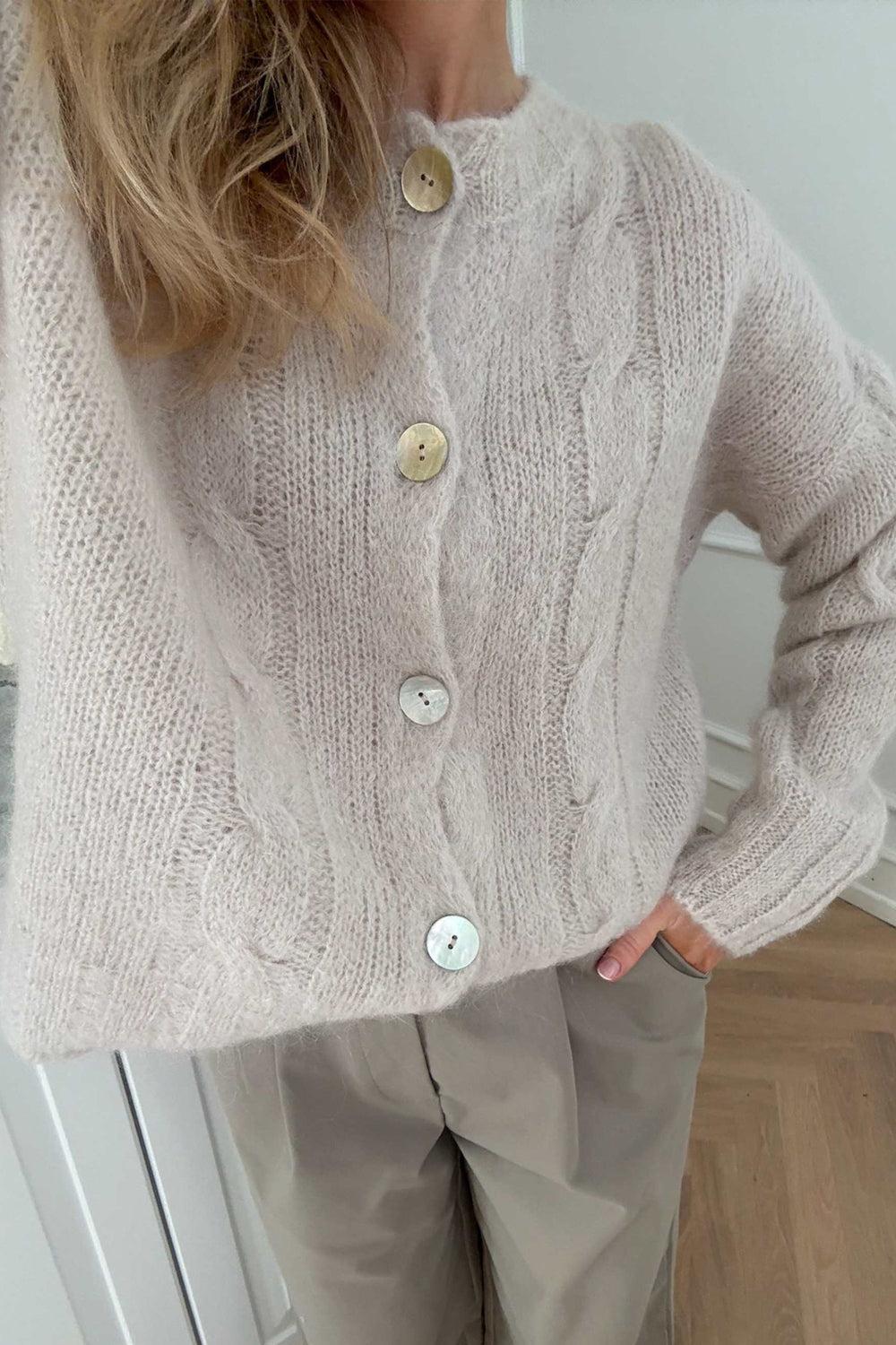 DitteIC Cardigan Beige