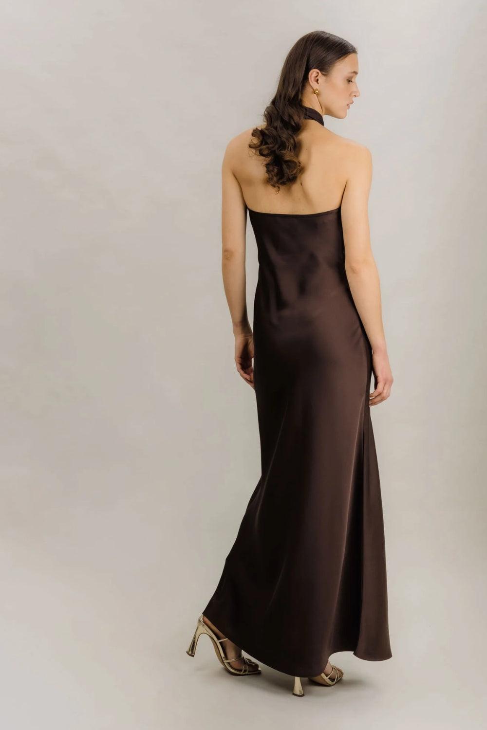 Dolores Dress Black Coffee
