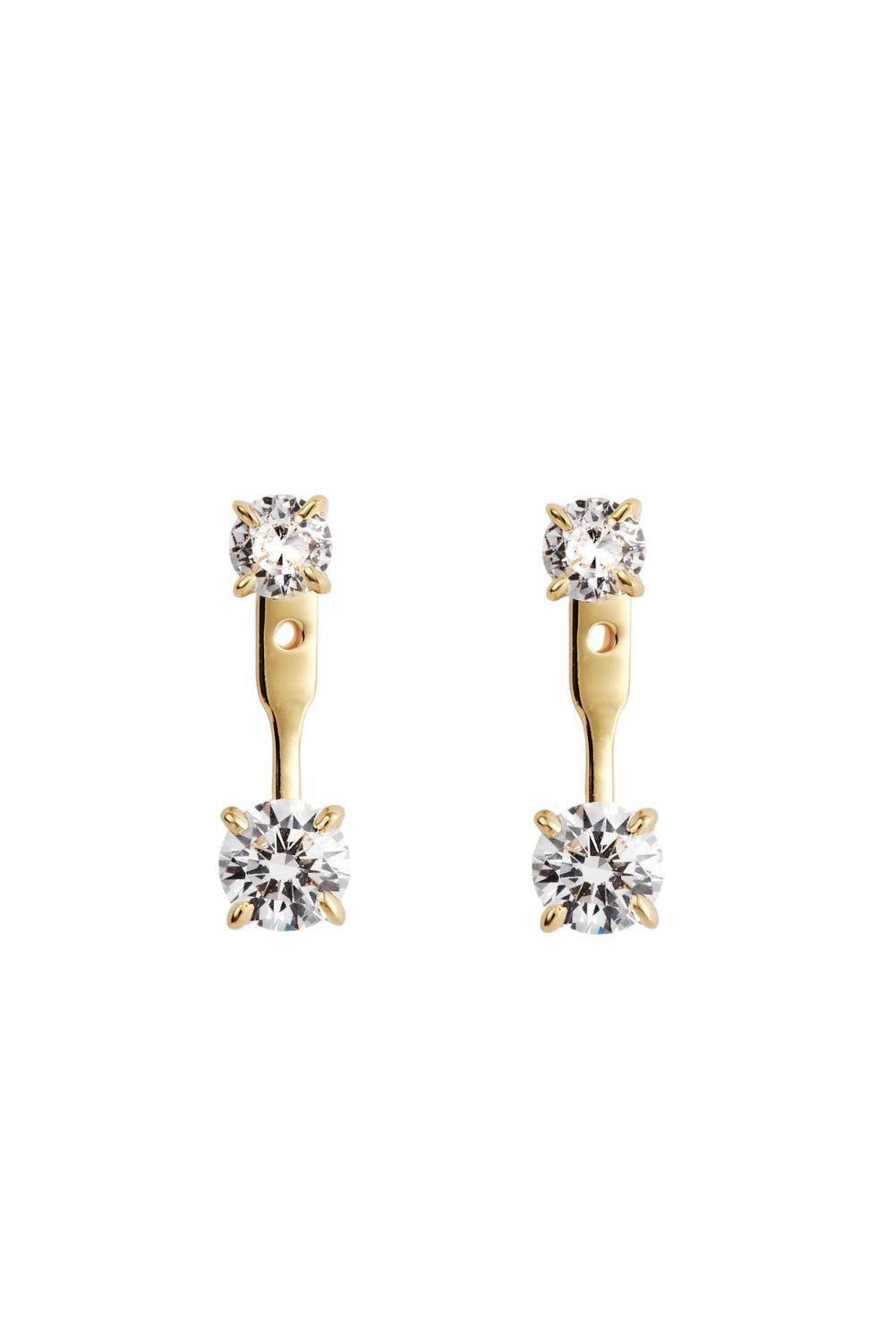 Double Eterno Earrings Gold