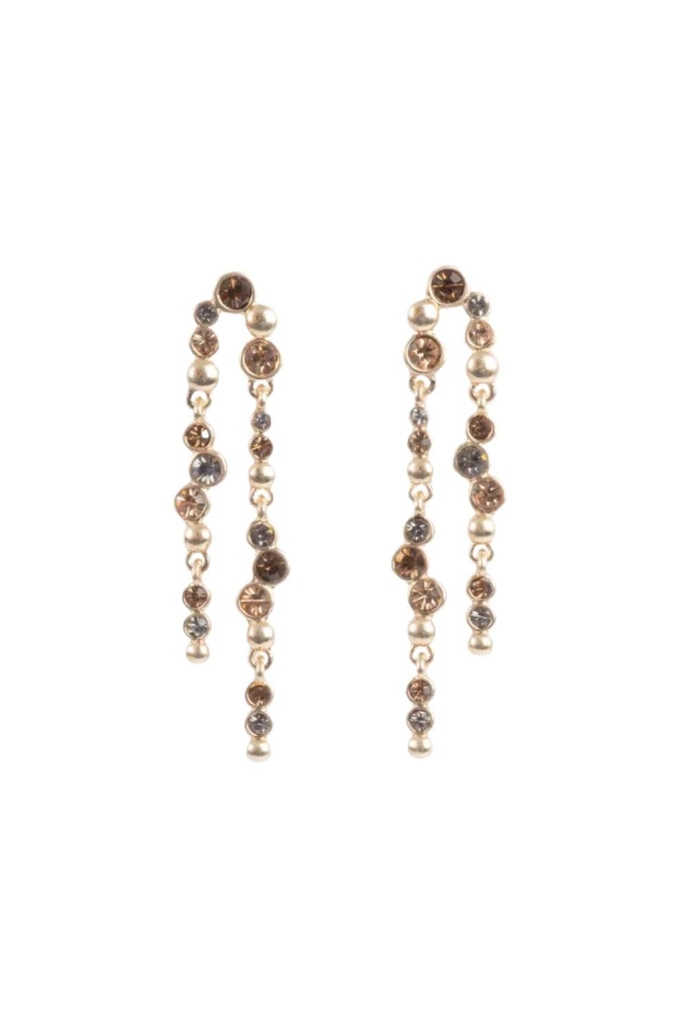 Double Glowing Tones Earrings