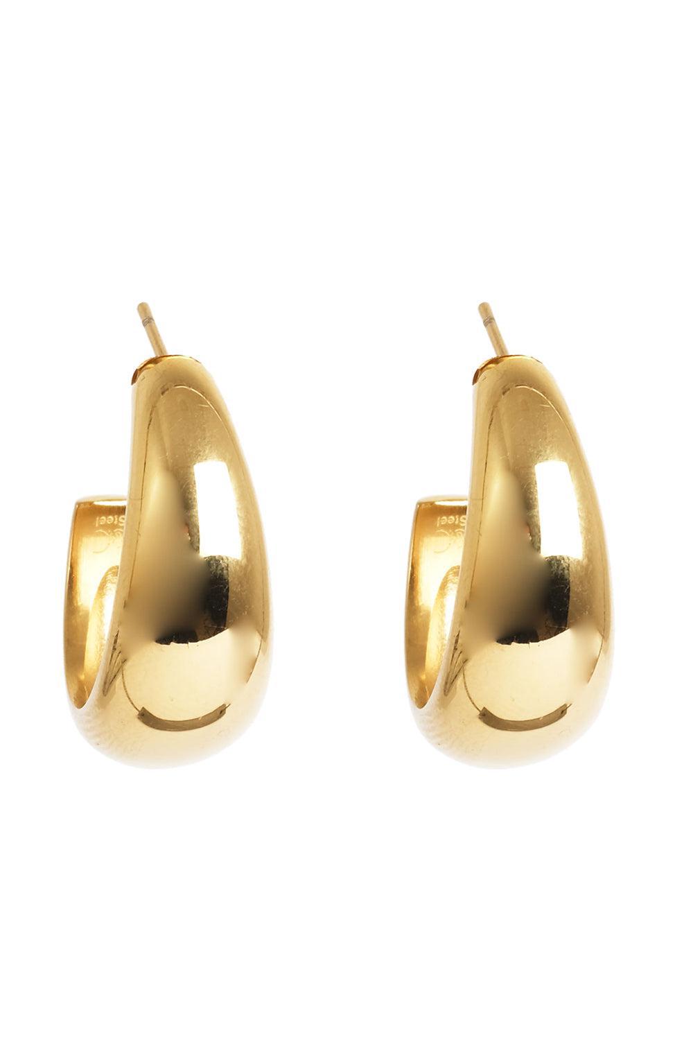 Earring Hollow Gold