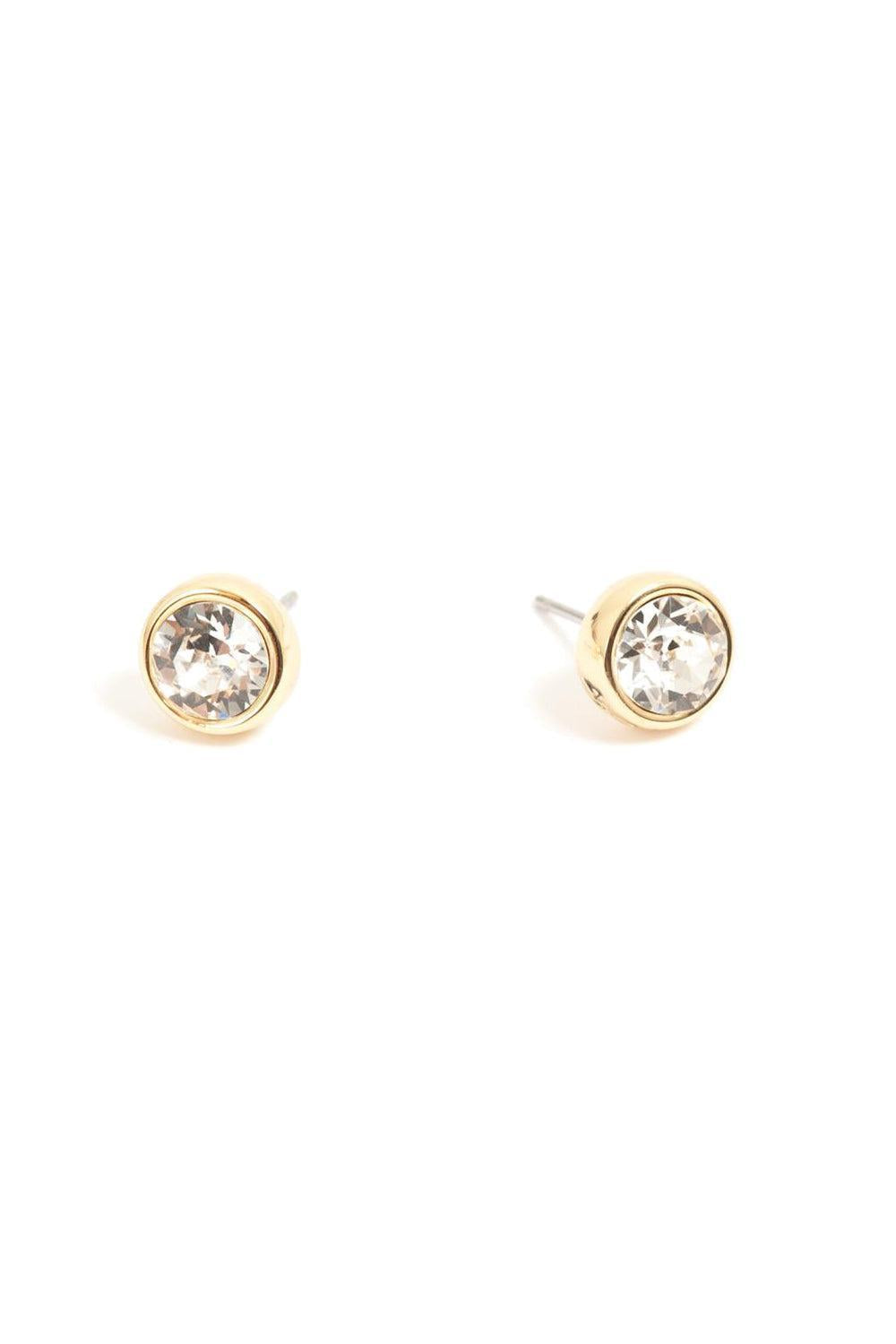 Earring Swarovski crystal 7mm Gull