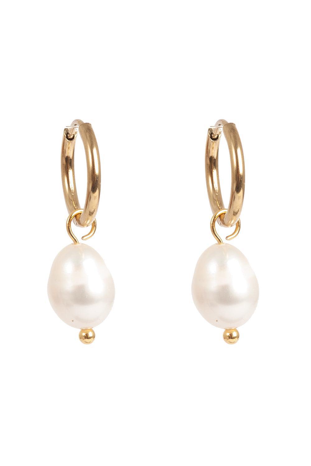 Earrings Creol Freshwater pearl