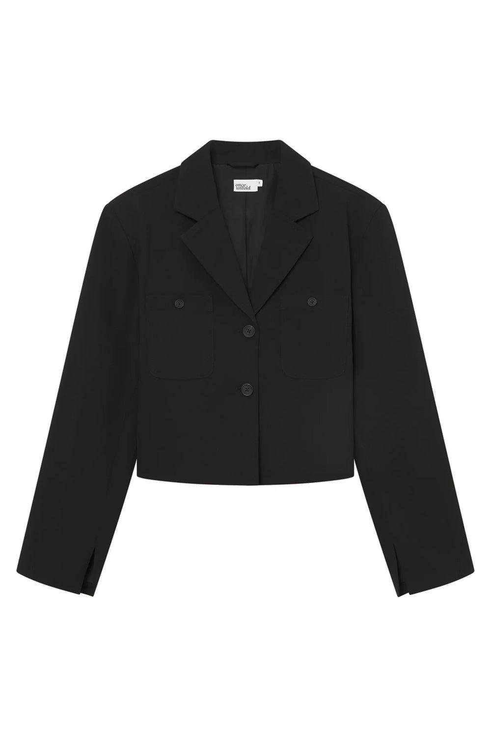 Ebony Blazer Black