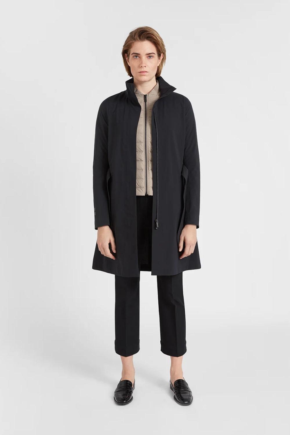 Elektra Coat Black Storm