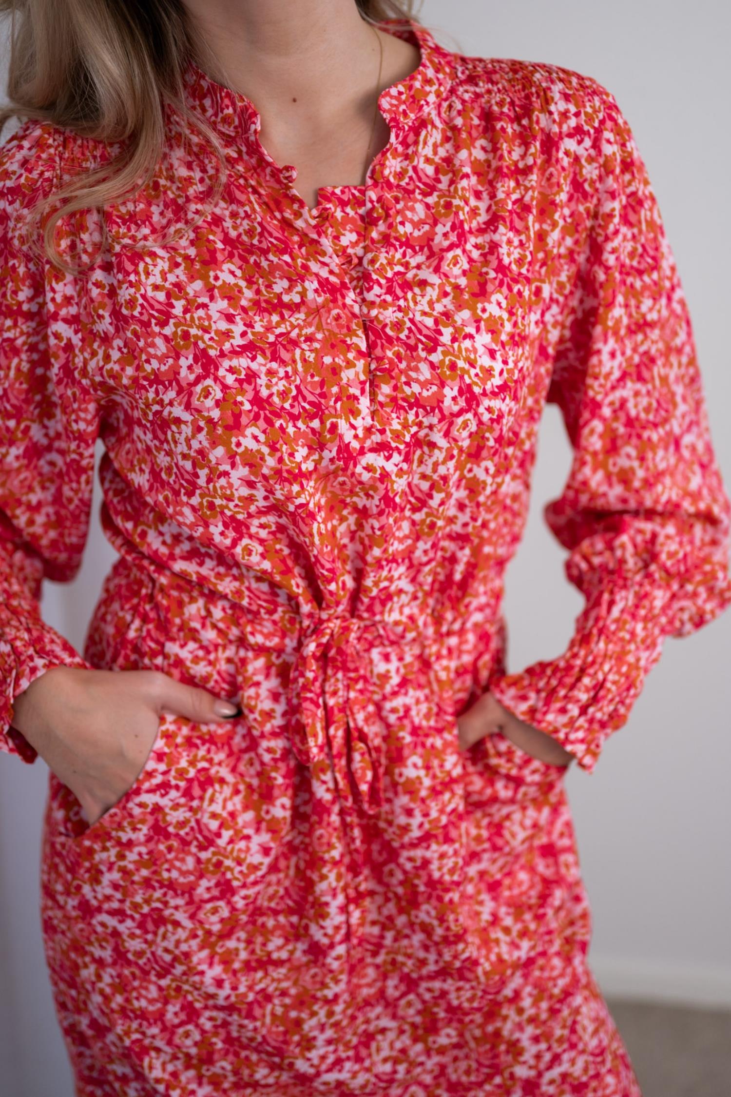 Elin Dress Plumer Print