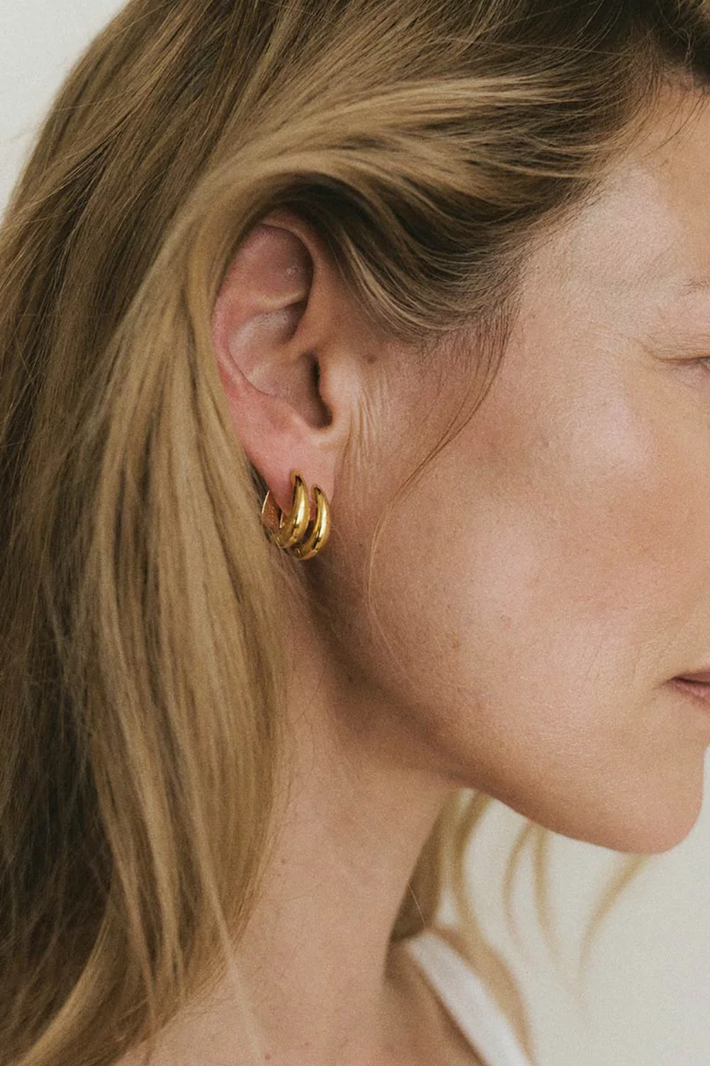 Ellipse Earrings Gold