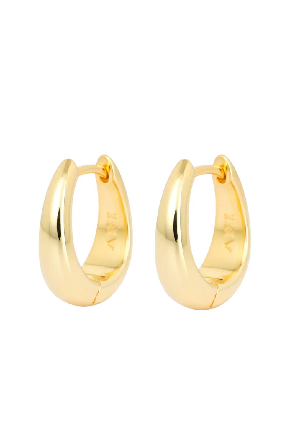 Ellipse Earrings Gold