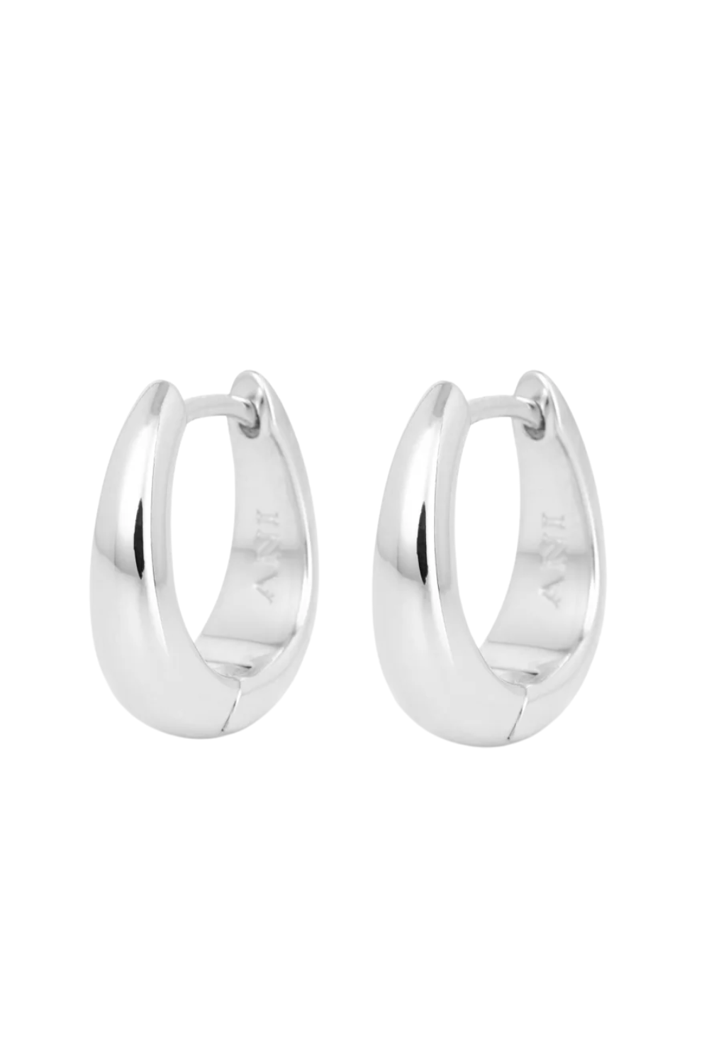 Ellipse Earrings Silver