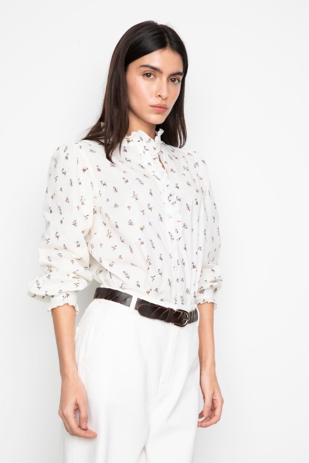 Emily Blouse White Anemc