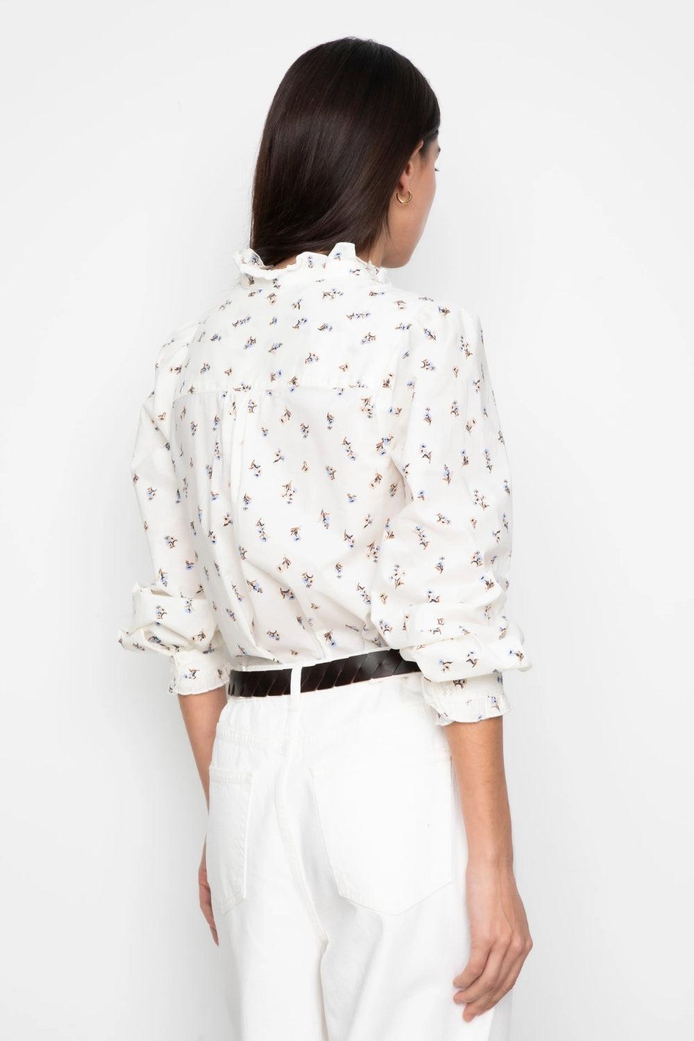 Emily Blouse White Anemc