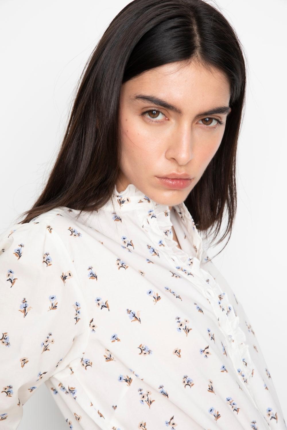 Emily Blouse White Anemc