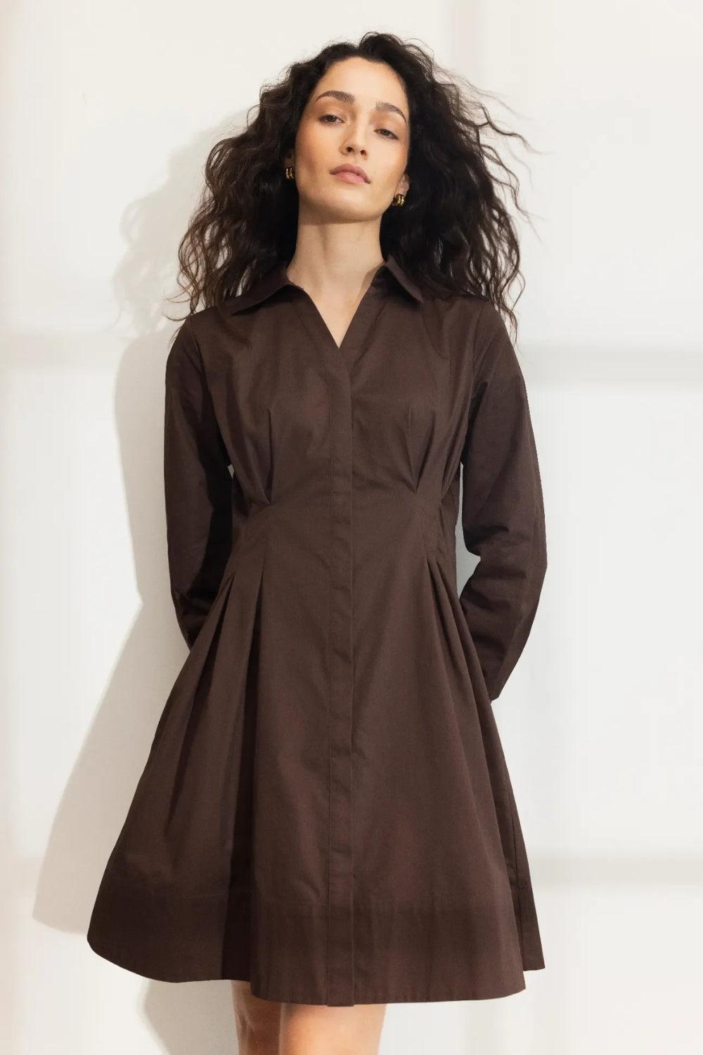 Emira Dress Brown