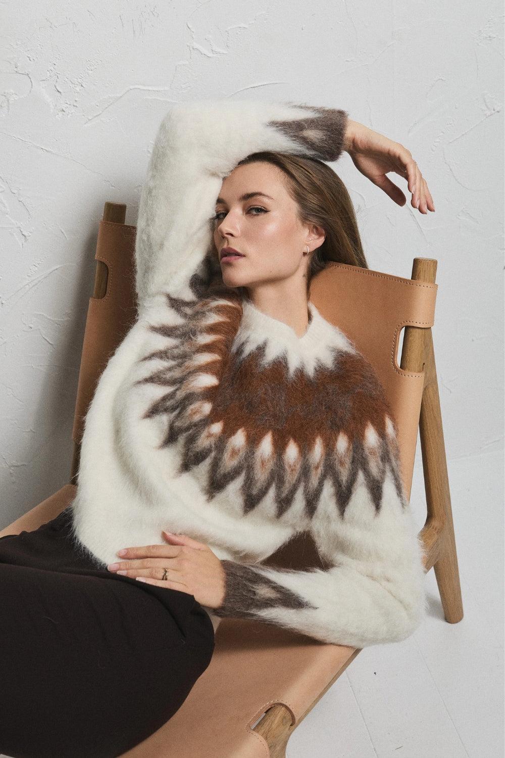 Era Sweater Brown/Beige/Cream