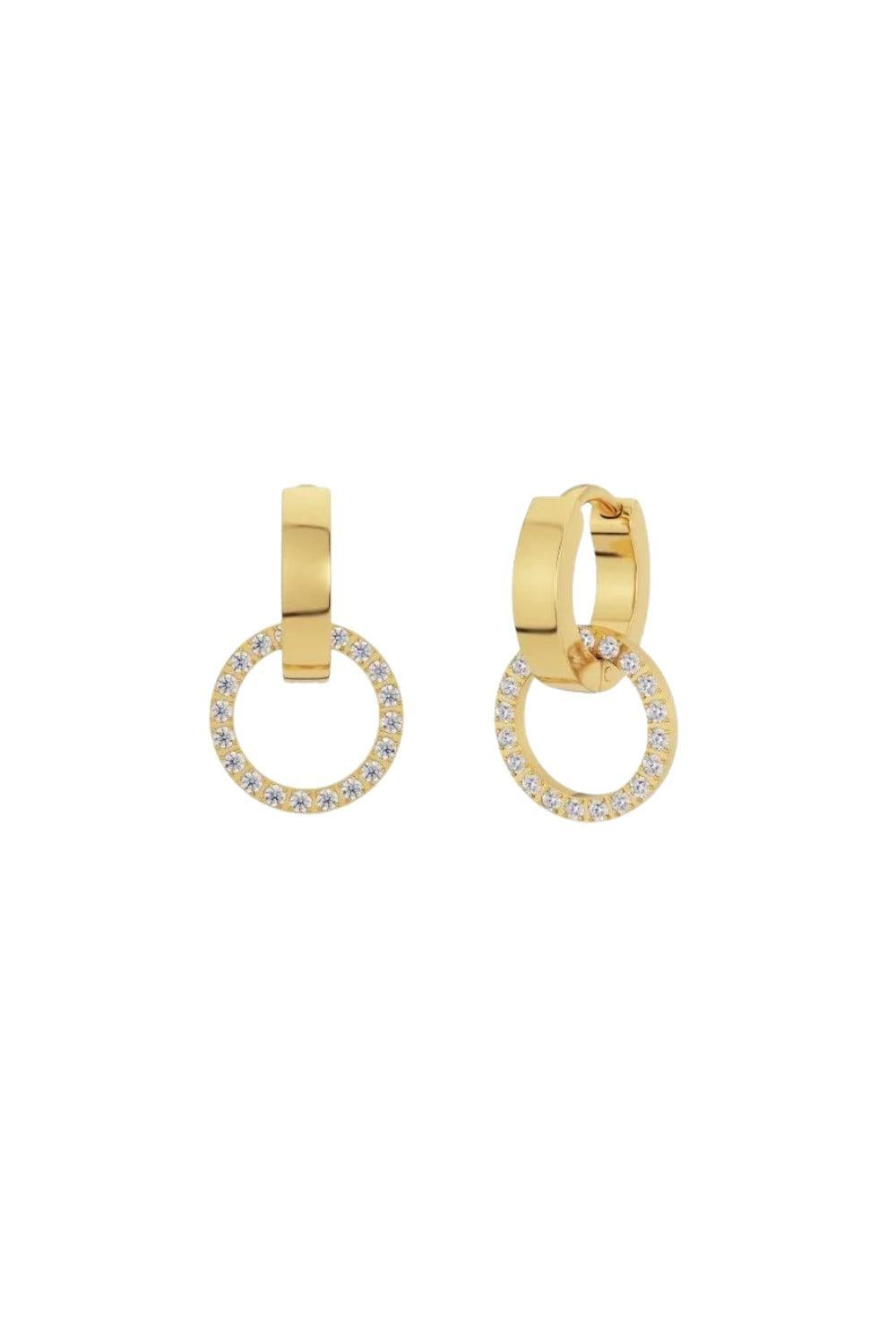 Eternal Orbit Earrings Gold