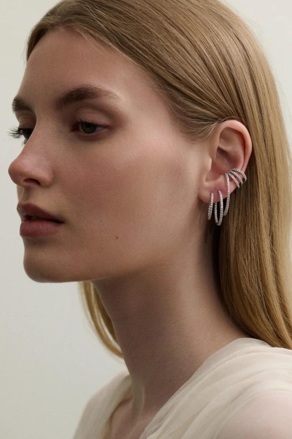 Eterno Hoops 20mm Silver