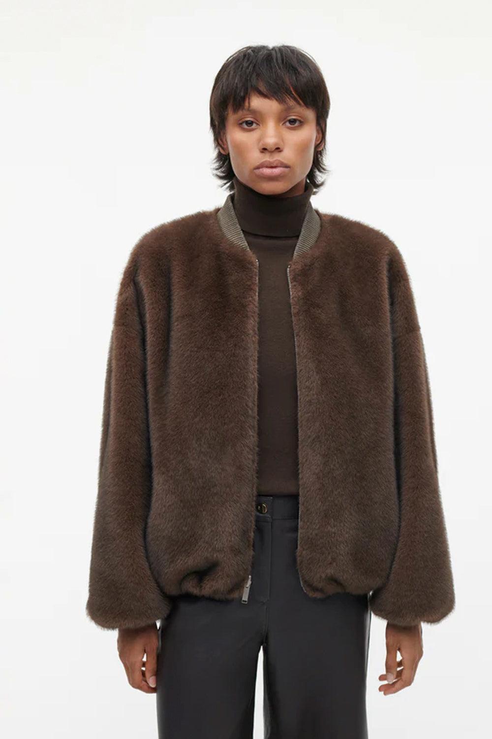 Etta Faux Mink Chocolate
