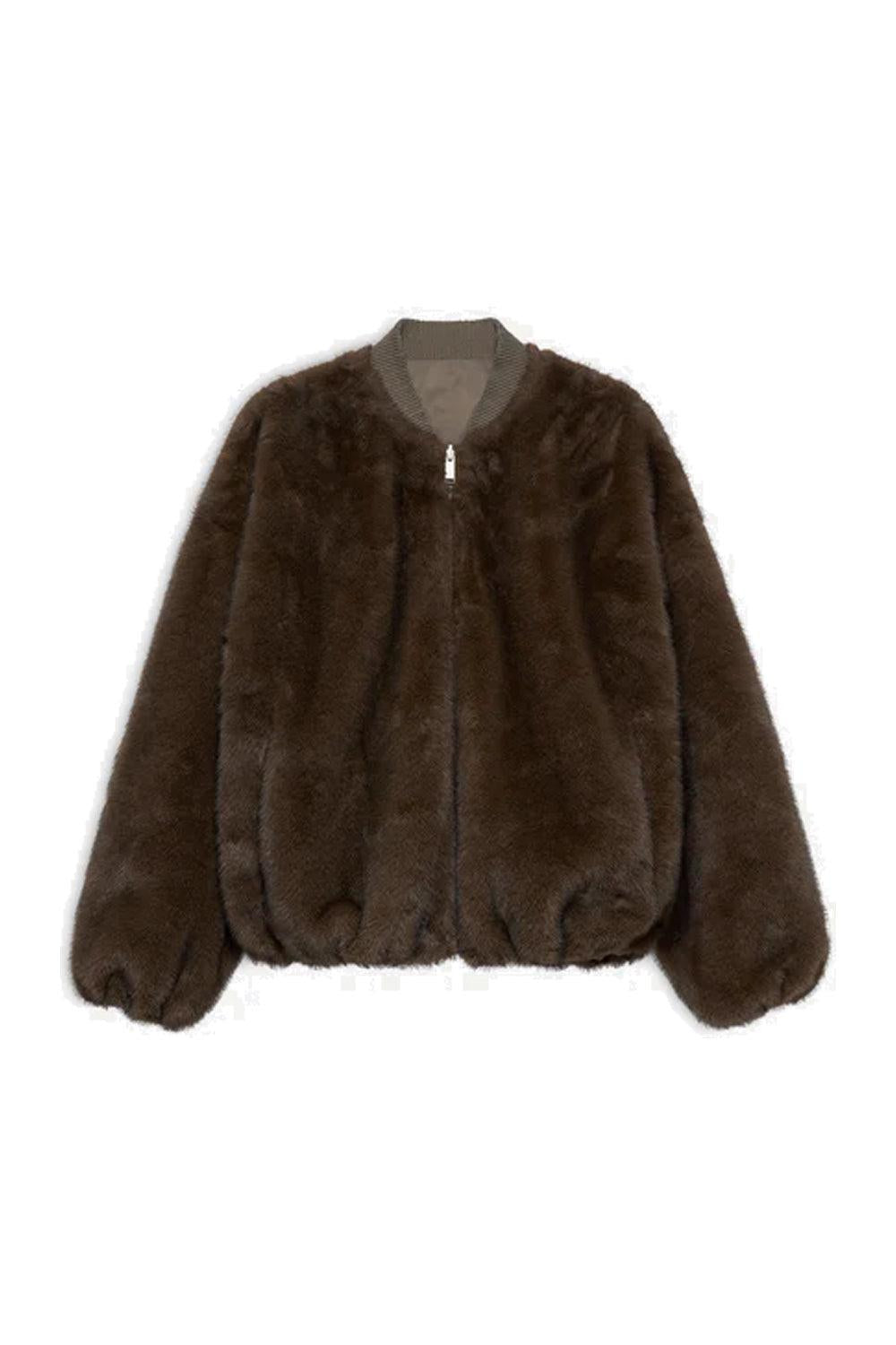 Etta Faux Mink Chocolate