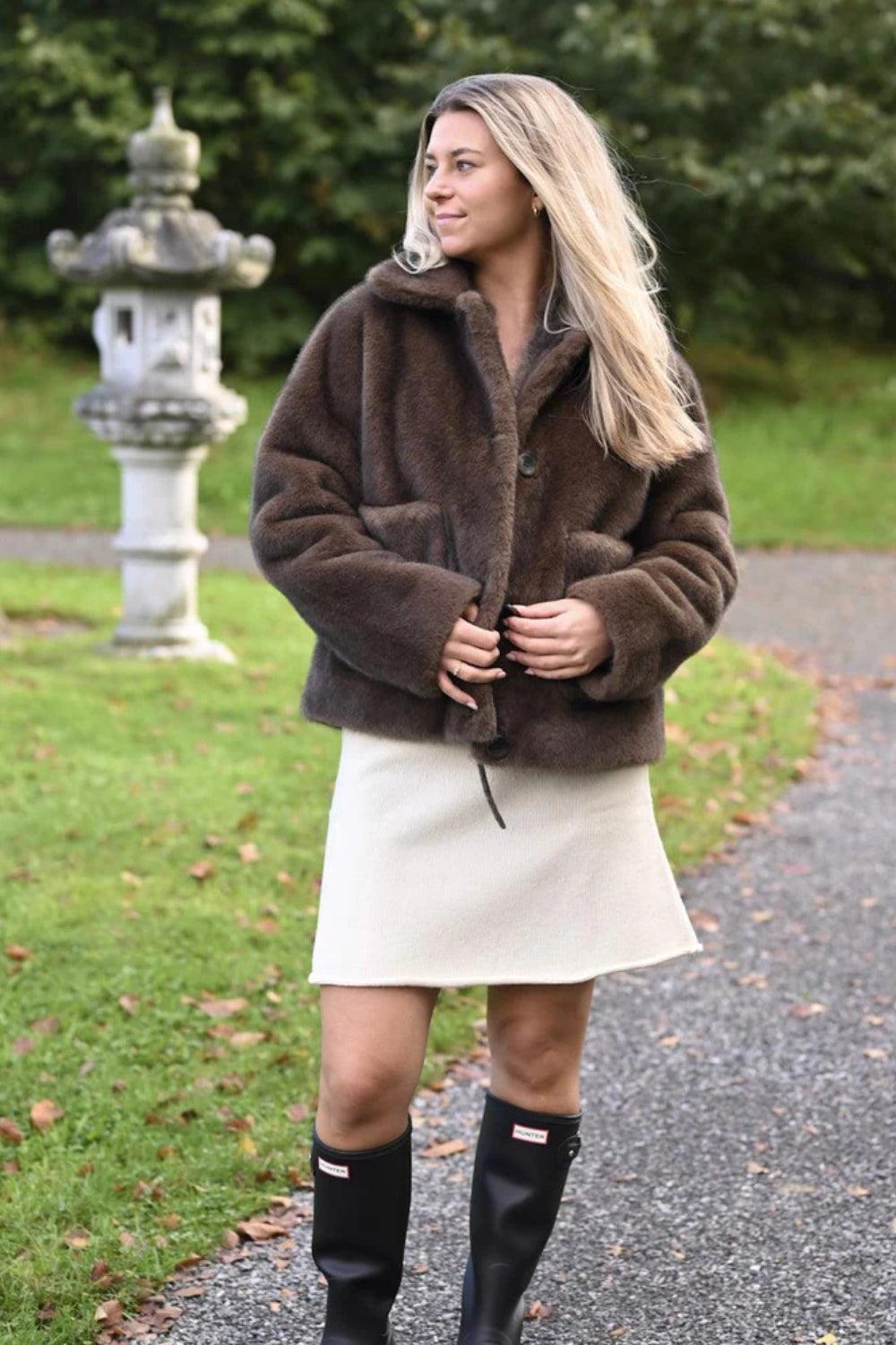 Faje Faux Mink Chocolate