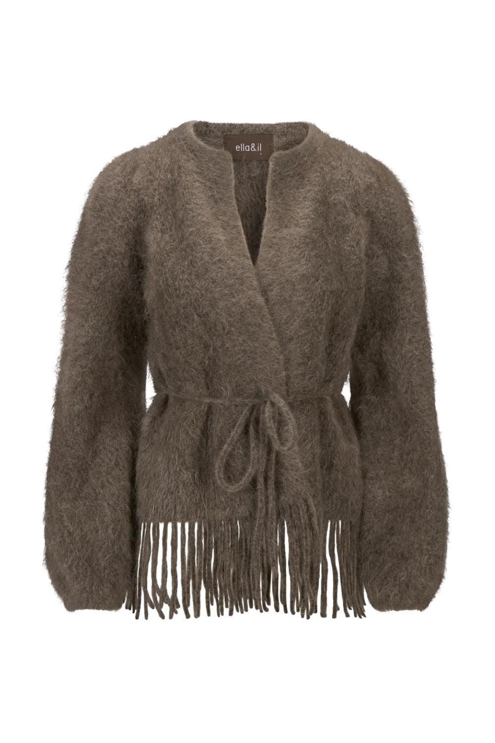 Fidele Chunky Cardigan Brown